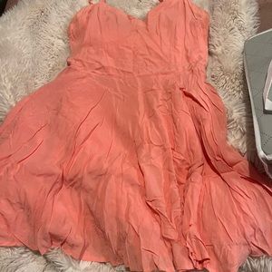 Pink coral dress